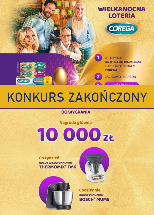 Loteria Skosztuj wiosny z Corega zakonczony