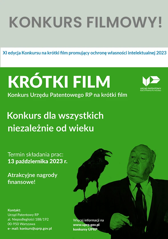 Konkurs filmowy urzedy patentowego