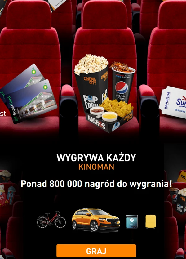 Konkurs loteryjny Cinema City