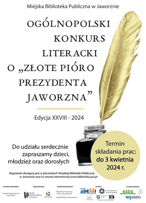 XXVIII Ogólnopolski Konkurs O Złote Pióro Prezydenta Jaworzna